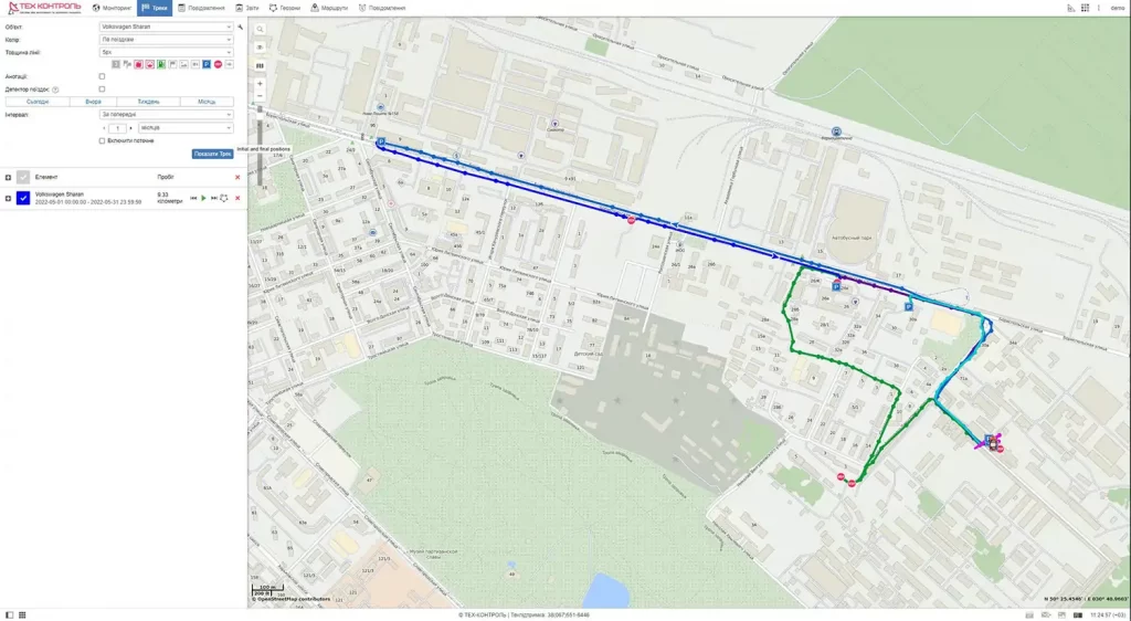 GPS Моніторинг Каршерінгових Авто