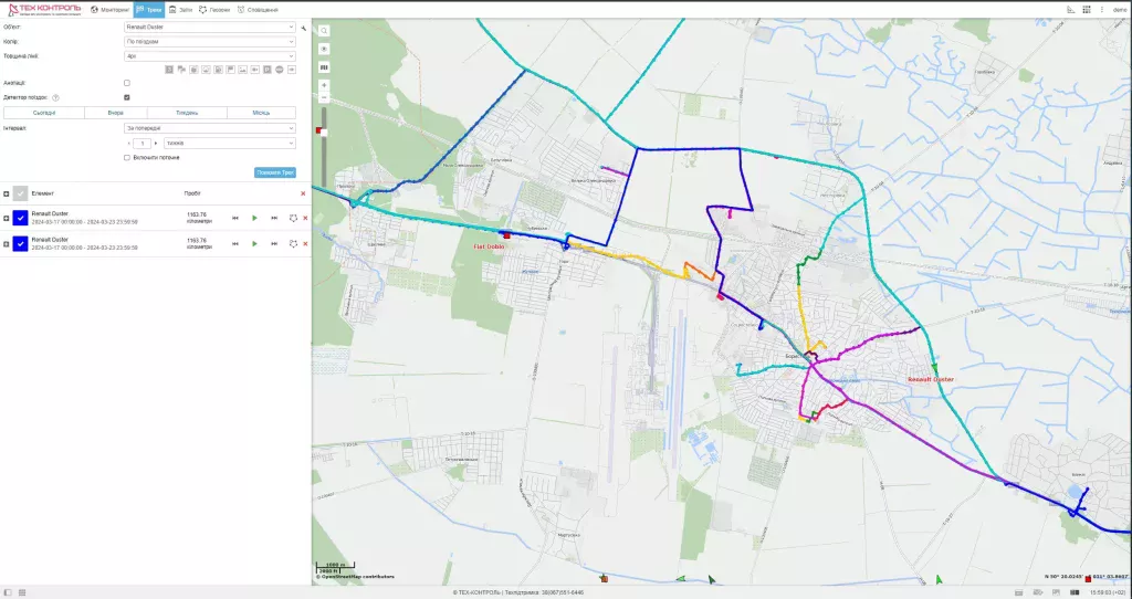 GPS Мониторинг онлайн | Системы GPS Мониторинга и контроля топлива ТЕХ КОНТРОЛЬ